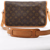 Secondhand Louis Vuitton Gibecière MM Monogram Canvas Crossbody Bag in Brown M42247