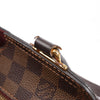 Louis Vuitton Jersey Damier x Leather 2Way Shoulder Bag in Brown x Burgundy N44021 Secondhand