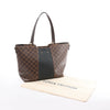 Louis Vuitton Jersey MM Damier x Leather 2Way Shoulder Bag in Brown x Black N44023 Secondhand