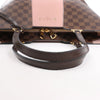 Louis Vuitton Jersey Damier x Leather 2Way Shoulder Bag in Brown x Pink N44041 Secondhand