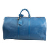 Louis Vuitton Epi Leather Keepall 55 Travel Bag in Blue M42955 Secondhand