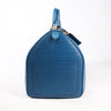 Louis Vuitton Epi Leather Keepall 55 Travel Bag in Blue M42955 Secondhand