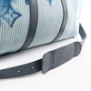 Louis Vuitton Keepall Bandoulière 50 Monogram Water Color Travel Bag in Blue x White M57946 Secondhand