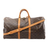 Louis Vuitton Keepall Bandoulière 55 Monogram Canvas Travel Bag in Brown M41414 Secondhand