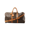 Louis Vuitton Keepall Bandoulière 50 Monogram Canvas Travel Bag in Brown M41416 Secondhand