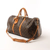 Louis Vuitton Keepall Bandoulière 50 Monogram Canvas Travel Bag in Brown M41416 Secondhand
