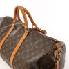 Louis Vuitton Keepall Bandoulière 50 Monogram Canvas Travel Bag in Brown M41416 Secondhand