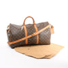 Louis Vuitton Keepall Bandoulière 50 Monogram Canvas Travel Bag in Brown M41416 Secondhand