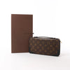 Louis Vuitton Macassar Daily Organizer Monogram Wallet Brown x Black M60679 Secondhand