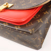 Louis Vuitton Monogram Marignan 2Way Female Handbag in Brown x Red M44286 Secondhand