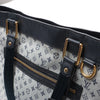 Louis Vuitton Mini Lucille GM Monogram Linen in Gray x Navy Blue M92609 Secondhand