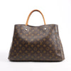 Louis Vuitton Montaigne GM Monogram Canvas Handbag in Brown Secondhand