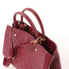 Secondhand Louis Vuitton Montaigne MM Monogram Empreinte 2Way Handbag in Burgundy M43258
