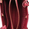 Secondhand Louis Vuitton Montaigne MM Monogram Empreinte 2Way Handbag in Burgundy M43258