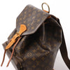 Secondhand Louis Vuitton Montsouris GM Monogram Canvas Vintage Backpack in Brown M51135