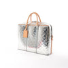 Louis Vuitton Neo Porte Documents Voyages Monogram Mirror Handbag in Silver M58755 Secondhand