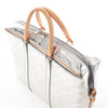 Secondhand Louis Vuitton Neo Porte Documents Voyages Monogram Mirror Handbag in Silver M58755