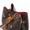 Secondhand Louis Vuitton Neonoe Monogram LOVE LOCK Shoulder Bag in Brown M44369