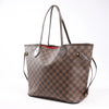 Louis Vuitton Damier Ebene Neverfull MM Shoulder Bag in Brown N51105 Secondhand