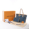 Louis Vuitton Neverfull MM Monogram Denim Shoulder Bag in Blue M13192 Secondhand