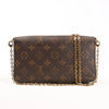 Louis Vuitton Monogram Pochette Pochette Félicie Crossbody Bag in Brown M61276 Secondhand