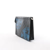 Louis Vuitton Pochette Voyage Damier Graphite Clutch in Black x Blue N62260 Secondhand
