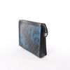 Louis Vuitton Pochette Voyage Damier Graphite Clutch in Black x Blue N62260 Secondhand