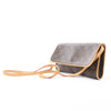 Louis Vuitton Pochette Twin GM Monogram Canvas Crossbody Bag in Brown M51852 Secondhand