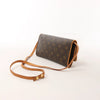 Louis Vuitton Pochette Twin GM Monogram Canvas Crossbody Bag in Brown M51852 Secondhand