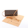 Louis Vuitton Pochette Twin GM Monogram Canvas Crossbody Bag in Brown M51852 Secondhand