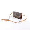Louis Vuitton Pochette Twin GM Monogram Canvas Crossbody Bag in Brown M51852 Secondhand
