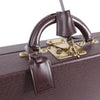 Louis Vuitton President Taiga Leather Handbag in Purple M30006 Secondhand