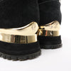 Louis Vuitton Runaway line 21 years Mesh x Leather Sneakers in Black GO0281, Size 39 Secondhand