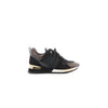Louis Vuitton Runaway line 22 years Mesh x Leather Sneakers in Black BM0252, Size 36.5 EU Secondhand