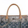 Secondhand Louis Vuitton Sac Plat Limited Edition Monogram Mirror Handbag in Silver M45884