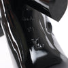 Louis Vuitton Silhouette Lines Patent Leather Ankle Boots in Black BR0137, Size 37.5 EU Secondhand