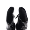 Louis Vuitton Silhouette Lines Patent Leather Ankle Boots in Black BR0137, Size 37.5 EU Secondhand