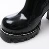 Louis Vuitton Star Trail Line 21 years Monogram Patent Leather Ankle Boots in Black MA0231, Size 38 EU Secondhand