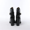 Louis Vuitton Star Trail Line 21 years Monogram Patent Leather Ankle Boots in Black MA0231, Size 38 EU Secondhand
