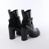 Louis Vuitton Star Trail Line 21 years Monogram Patent Leather Ankle Boots in Black MA0231, Size 38 EU Secondhand
