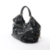 Louis Vuitton Surya XL Monogram Mahina Patent Leather Shoulder Bag in Black M95796 Secondhand