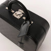 Louis Vuitton Valisette MM Monogram Glace Handbag in Black M92234 Secondhand