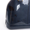 Louis Vuitton Alma BB Monogram Canvas and Vernis Leather Handbag in Navy M54705 Secondhand