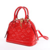 Louis Vuitton Monogram Vernis Alma BB Handbag in Red M90174 Secondhand