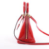 Louis Vuitton Monogram Vernis Alma BB Handbag in Red M91606 Secondhand