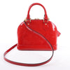 Louis Vuitton Monogram Vernis Alma BB Handbag in Red M91606 Secondhand