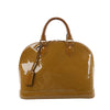 Louis Vuitton Vernis Alma Handbag in Olive M91582 Secondhand