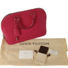 Louis Vuitton Alma PM handbag in fuchsia epi leather