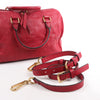 Louis Vuitton Monogram Empreinte Speedy 25 Bandoulière 2Way Handbag in Red M40827 Secondhand