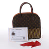 Louis Vuitton x Christian Louboutin Monogram Iconoclast Handbag in Brown x Red M41234 (Marketplaces) Secondhand